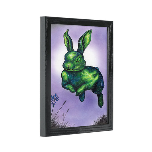 Black frame no mat with print