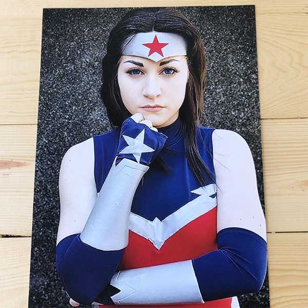 11x17 print of cosplayer photo