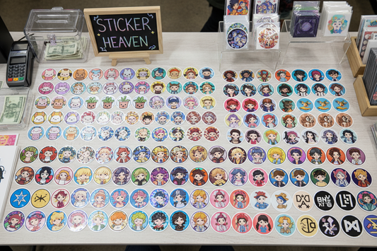 Why 3” Circle Stickers Outsell Every Other Size at Conventions