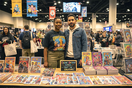 indie comic book creators selling at comic con