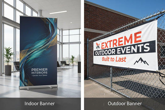 Indoor vs. Outdoor Vinyl Banner Printing: What's the Difference?