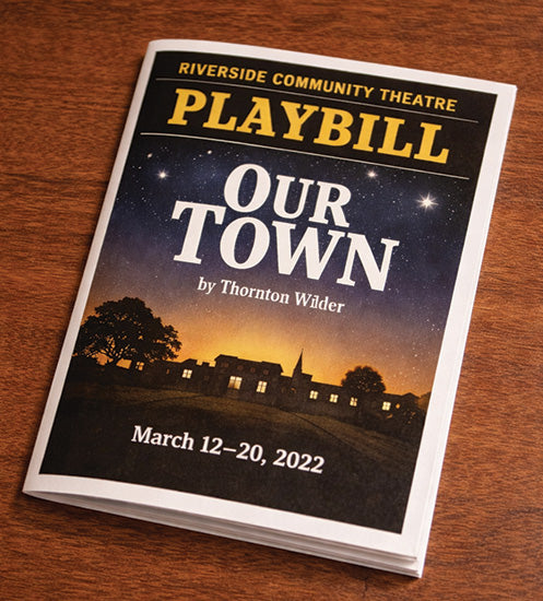 Community Theatre Playbills: Sizes, Pages & Print Costs