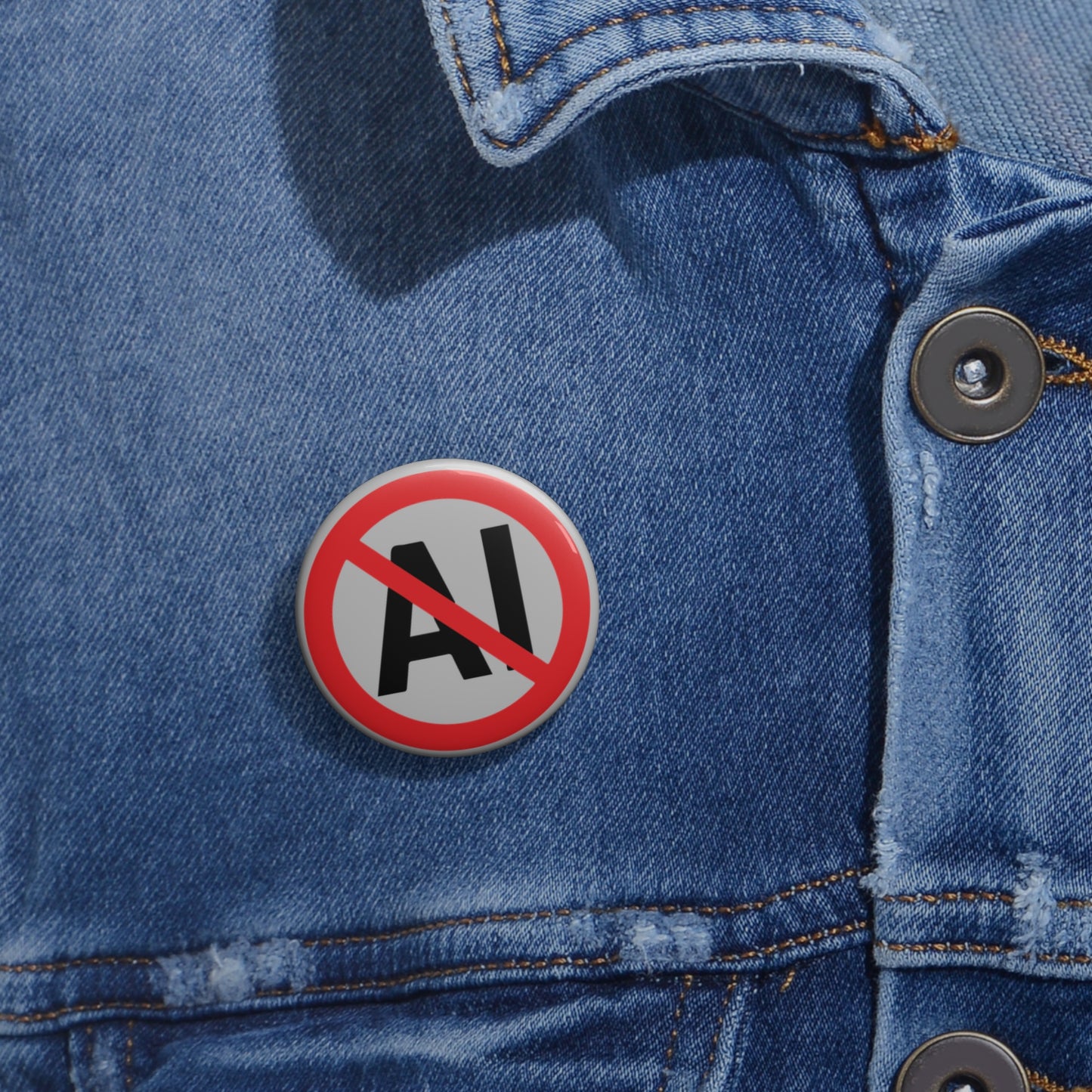"No AI" Pin Button