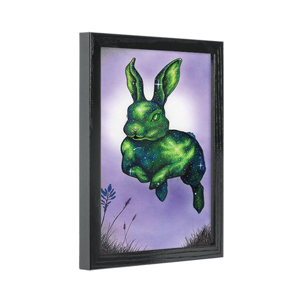 Black frame no mat with print