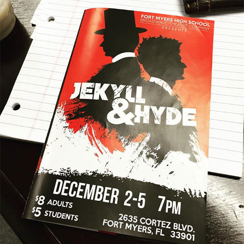 Playbill for a high school