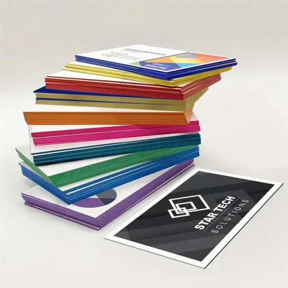 Painted Edge 32pt Business Cards