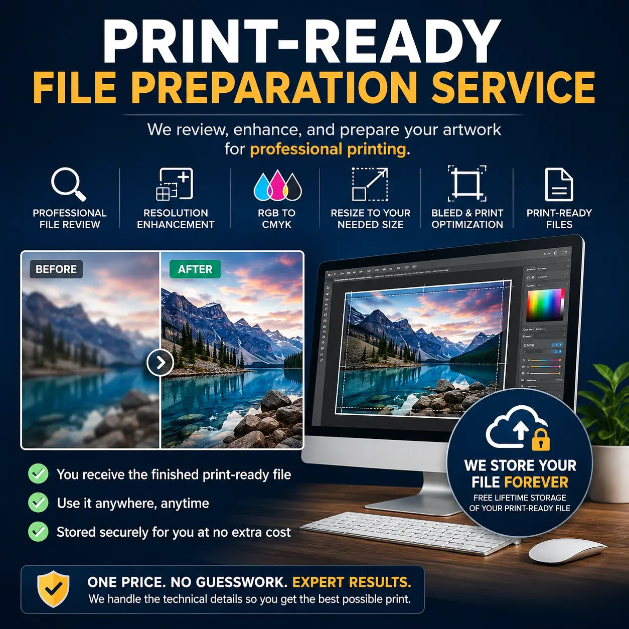 Print-Ready File Preparation Service
