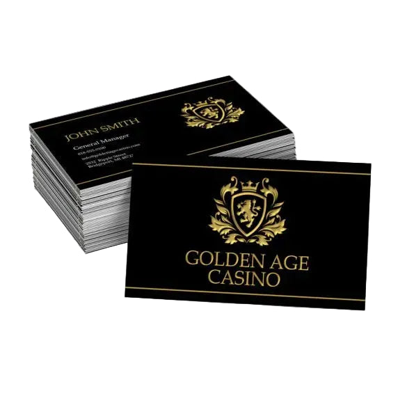 Raised Foil Business Cards