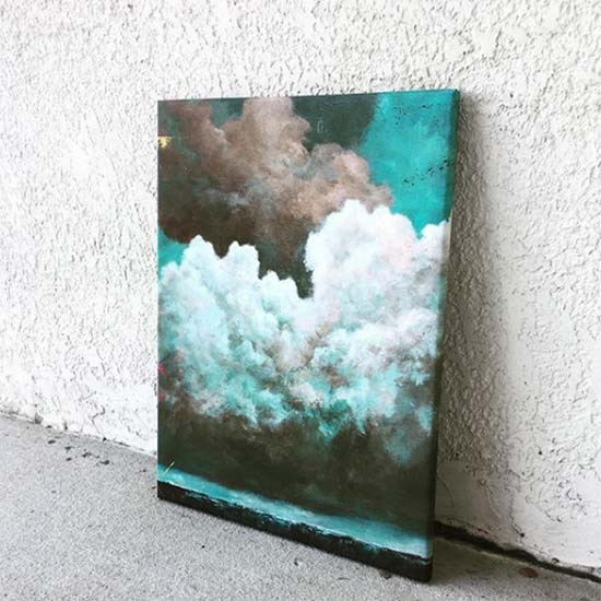 24x36 canvas print of clouds