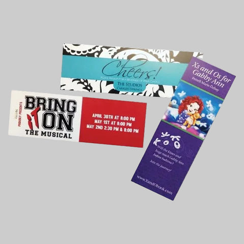 Custom 2x6 bookmark printing