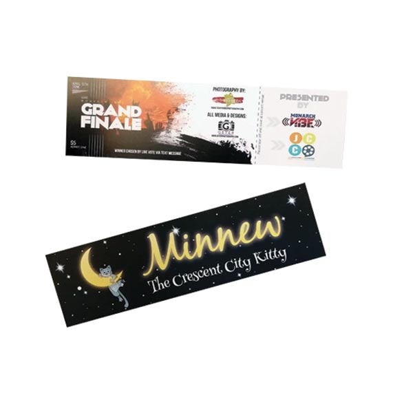 2x7 Bookmarks & Tickets