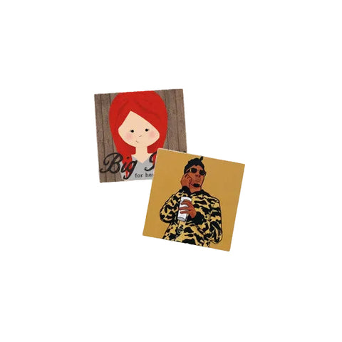 3x3 square cards for artists