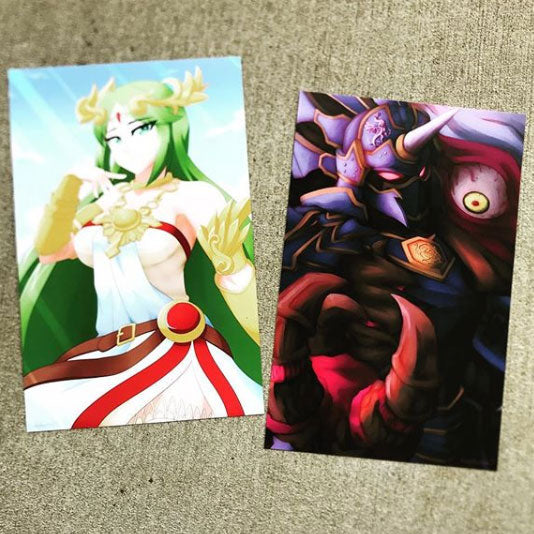 Anime art printed as 8x12