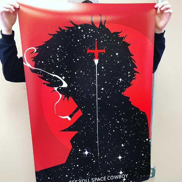 24x36 large print of anime space cowboy
