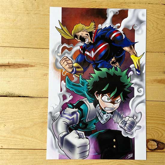 My Hero Academia print