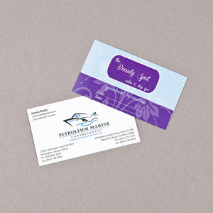 Business cards for local Beaufort customers