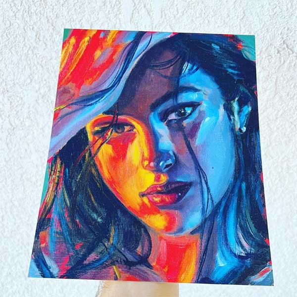 Colorful 8x10 print