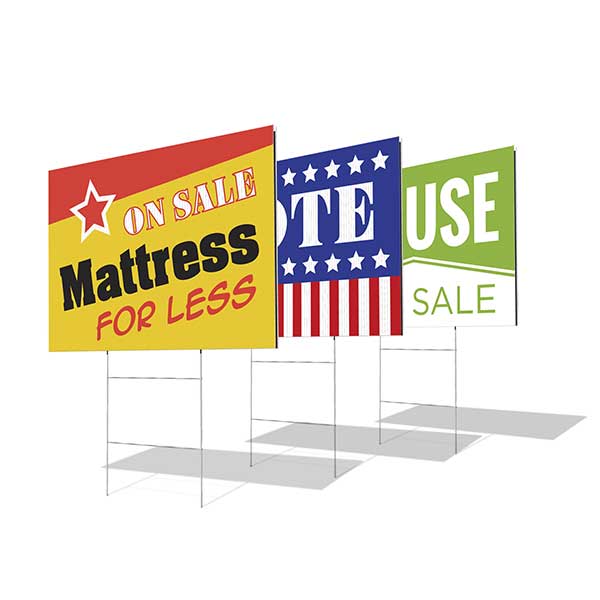 Examples of Yard Signs