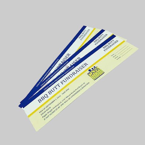 Event tickets with perf