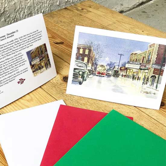 Custom holiday cards for business
