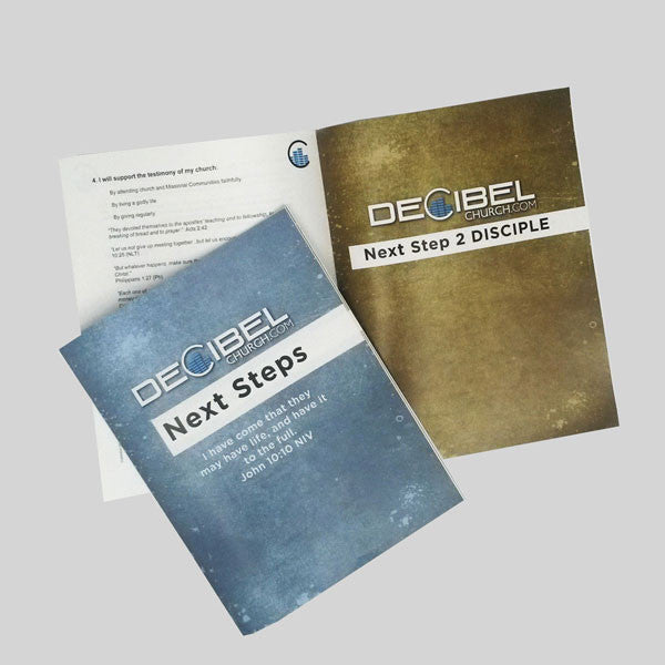 Full Size Matte Booklets for Decibel Church