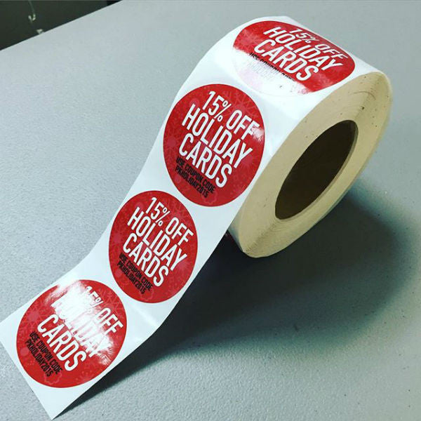 Roll of 1000 3x3 circle labels