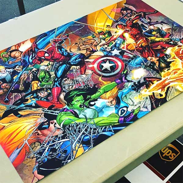 24x36 large poster print of Marvel fanart
